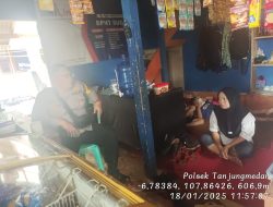 Aipda Tata Sasmita bersama Bripka Agus Sukmana warga masyarakat binaan