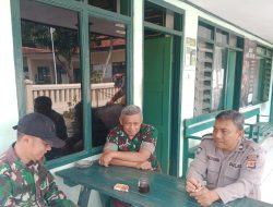 Sinergitas TNI – Polri,Polsek Tanjungkerta Polres Sumedang Polda Jabar,sambangi Koramil Tanjungkerta jalin silaturahmi