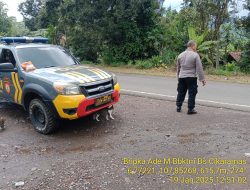 Antisipasi terjadinya C3 (Curas,Curat, dan Curanmor) Polsek Tanjungmedar Polres Sumedang Polda Jabar melaksanakan KRYD siang hari