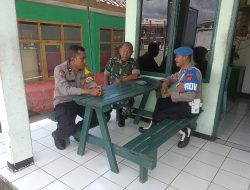 Sinergitas TNI – Polri,Polsek Tanjungkerta Polres Sumedang Polda Jabar,sambangi Koramil Tanjungkerta jalin silaturahmi