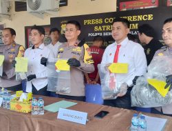 Polres Bengkulu Selatan Gelar press release Pengungkapan kasus Kriminal