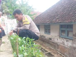 Bhabinkamtibmas Polsek Tanjungkerta Ajak Masyarakat Tanam Ketahanan Pangan