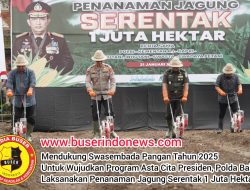 Wujudkan Program Asta Cita Presiden, Polda Bali Laksanakan Penanaman Jagung Serentak 1 Juta Hektar