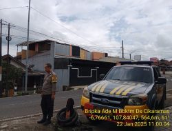 Antisipasi terjadinya C3 (Curas,Curat, dan Curanmor) Polsek Tanjungmedar Polres Sumedang Polda Jabar melaksanakan KRYD siang hari