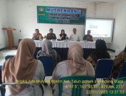 Bripka Ade Mulyadi Laksanakan Kegiatan Musrenbang Kelurahan Talun dalam rangka Penetapan RKP tahun 2025