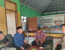 Bhabinkamtibmas Sambangi Warga Desa Kertaharja