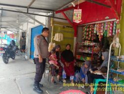 Aipda Edi Hidayat bersama Bripka Agus Sukmana warga masyarakat binaan
