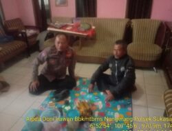 Polsek sukasari melaksanakan sambang untuk menjalin silaturahmi