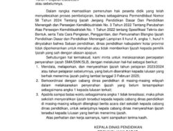 Kabar Gembira !!..  Dinas Pendidikan Jawa Barat Instruksikan Percepatan Penyerahan Ijazah yang Masih Tertahan