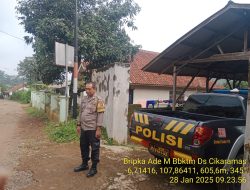 Antisipasi terjadinya C3 (Curas,Curat, dan Curanmor) Polsek Tanjungmedar Polres Sumedang Polda Jabar melaksanakan KRYD siang hari