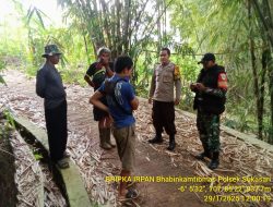 Bhabinkamtibmas Desa Sukarapih Melaksanakan Giat Sambang Dan Silaturahmi Kepada Warga masyarakat.