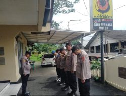 Kapolsek Tanjungkerta Pimpin Apel Kesiapan Pengamanan Antisipasi Gangguan Kamtibmas Pasca Liburan Isra Mi’raj dan Tahun Baru Imlek 2025