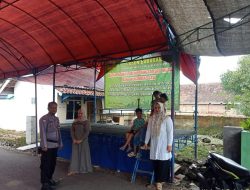 Aipda Iman Wahyudi Bhabinkamtibmas Polsek Tomo Silaturahmi Sambangi Warga Binaan.