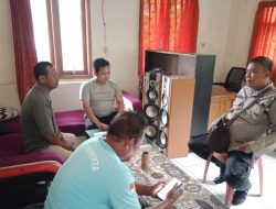 Kanit Binmas / Bhabinkamtibmas  Sambangi Warga Desa Kertaharja