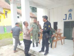 Silaturahmi Kamtibmas Kapolsek Tomo Kepada Warga Desa Jembarwangi.