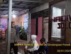 Anggota Polsek Sukasari Rutin Laksanakan Patroli KRYD Blue Light / Malam hari di Wilayah Kecamatan Sukasari Kabupaten Sumedang