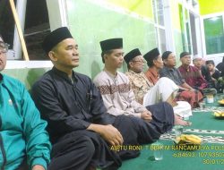 Aiptu Roni Tarki Hadiri Kegiatan Peringatan Isra Mi’raj di Mesjid Al- Husna Desa Rancamulya 