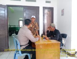 Dalam Rangka Pelaksanaan Beyond Trust Presisi Polri Bhabinkamtibmas Kota Kaler Laksanakan Sambang Sillaturahmi Kepada Warga Binaan