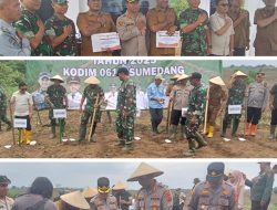 Sukseskan ketahanan pangan, polres sumedang Tanam Jagung 1 Juta Hektare