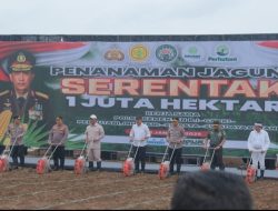 Kapolres Subang dampingi Kapolri dalam Kegiatan Gerakan 1 Juta Hektare Jagung