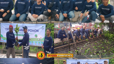 PT. Tripatra Engineers and Contructors Bersama LMDH Segarajaya Lestari Tanam 2200 Mangrove di Kawasan Musium Mangrove Tarumajaya
