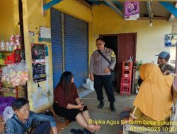 Aipda Tata Sasmita bersama Bripka Agus Sukmana Laksanakan Silaturahmi Kamtibmas dan Dumas Keliling dalam Rangka BEYOND TRUST PRESISI.