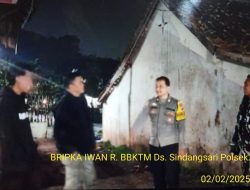 Anggota Polsek Sukasari Rutin Laksanakan Patroli KRYD Blue Light / Malam hari di Wilayah Kecamatan Sukasari Kabupaten Sumedang