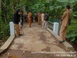 Kapolsek Tanjungmedar Bersama Forkopimcam Lakukan Pemantauan dan Evaluasi Penggunaan Anggaran Desa Kamal Tahun 2024