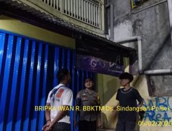 Anggota Polsek Sukasari Rutin Laksanakan Patroli KRYD Blue Light / Malam hari di Wilayah Kecamatan Sukasari Kabupaten Sumedang