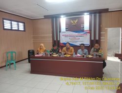 Bhabinkamtibmas Desa Cikaramas Hadiri Laporan Pertanggungjawaban BUMDes Tahun 2024