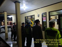Anggota Polsek Sukasari Rutin Laksanakan Patroli KRYD Blue Light / Malam hari di Wilayah Kecamatan Rancakalong Kabupaten Sumedang