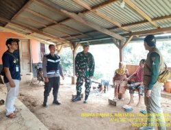 Untuk menjaga Sinergitas TNI/POLRI, Bhabinkamtibmas bersama Babinsa melaksnakan sambang/silaturahmi Kamtibmas