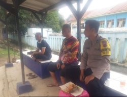 Bhabinkamtibmas Polsek Tomo Silaturahmi Kamtibmas dengan Warga Binaan.