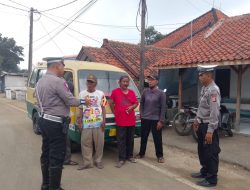 Panit Lantas Polsek Tomo Laksanakan Patroli Rutin Antisipasi Kemacetan dan Laka Lantas.