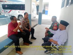 Sambang Dan Silaturahmi Kamtibmas Dalam Rangka Pelaksanaan Beyond Trust Presisi Kepada Kepala Sekolah SMK Muhammadiyah 1 Sumedang di Kelurahan Kota Kaler