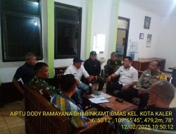 Rapat Koordinasi Terkait Bangunan Yang Akan Dijadikan Usaha Karaoke, Cafe dan Billiard Yang Berada diWilayah Kelurahan Kota Kaler