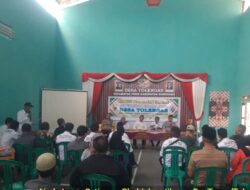Bhabinkamtibmas Desa Tolengas Hadiri Kegiatan Rempug Ketahanan Pangan Dan Pembahasan Perubahan anggaran APBDES Desa Tolengas Kecamatan Tomo.