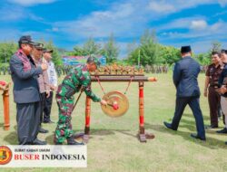Kodim 0720/Rembang Gelar Upacara Pembukaan TMMD Sengkuyung Tahap I TA 2025 di Desa Woro