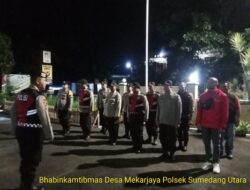 Antisipasi Gangguan Kamtibmas Polsek Sumedang Utara Gelar Kegiatan Rutin Yang di Tingkatkan (KRYD) Blue light