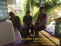 Aipda Rudi Kurniawan Laksanakan Sambang & Silaturahmi Kamtibmas kepada Warga Binaan di Desa Sirnamulya