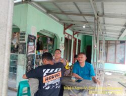 Aipda Tata Sasmita bersama Bripka Agus Sukmana sambangi warga masyarakat binaan