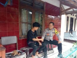 Sambang Bhabinkamtibmas Polsek Tomo guna Jalin Silaturahmi Dengan Warga Binaan.
