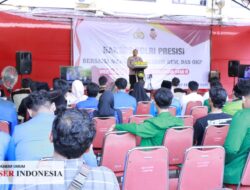 Polres Rembang Bagikan 200 Paket Sembako dalam Rangka Baksos Polri Presisi Menyambut Bulan Suci Ramadhan