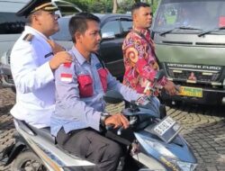 Masuk Monas, Bupati Blora Arief Rohman Bonceng Motor