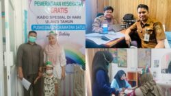 Puskesmas Satui Sosialisasi Program Kesehatan Gratis di HUT PKG Wujudkan Asta Cita presiden RI Prabowo