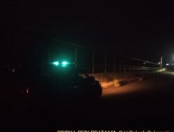 Anggota Polsek Sukasari Rutin Laksanakan Patroli KRYD Blue Light / Malam hari di Wilayah Kecamatan Sukasari Kabupaten Sumedang