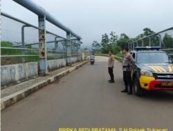 KAPOLSEK SUKASARI BESERTA ANGGOTA UNIT SAMAPTA MEMBERIKAN HIMBAUAN KAMTIBMAS SEBAGAI LANGKAH PREVENTIF DEMI TERCIPTANYA SITUASI KAMTIBMAS YANG KONDUSIF