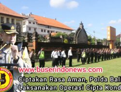Ciptakan Rasa Aman, Polda Bali Laksanakan Operasi Cipta Kondisi