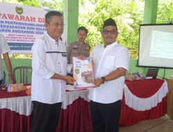 Pemdes Tanggo Raso Gelar Musdes LKPJ Tahun Anggaran 2024