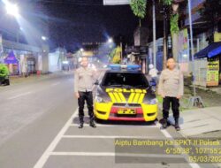Dalam Rangka Antisipasi C3 Dan Gangguan Kamtibmas Polsek Sumedang Utara Gelar Patroli KRYD
